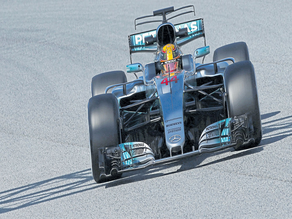 SPEED MASTER: With champion Nico Rosberg having retired, Lewis Hamilton will be looking to assert his might again. AFP
