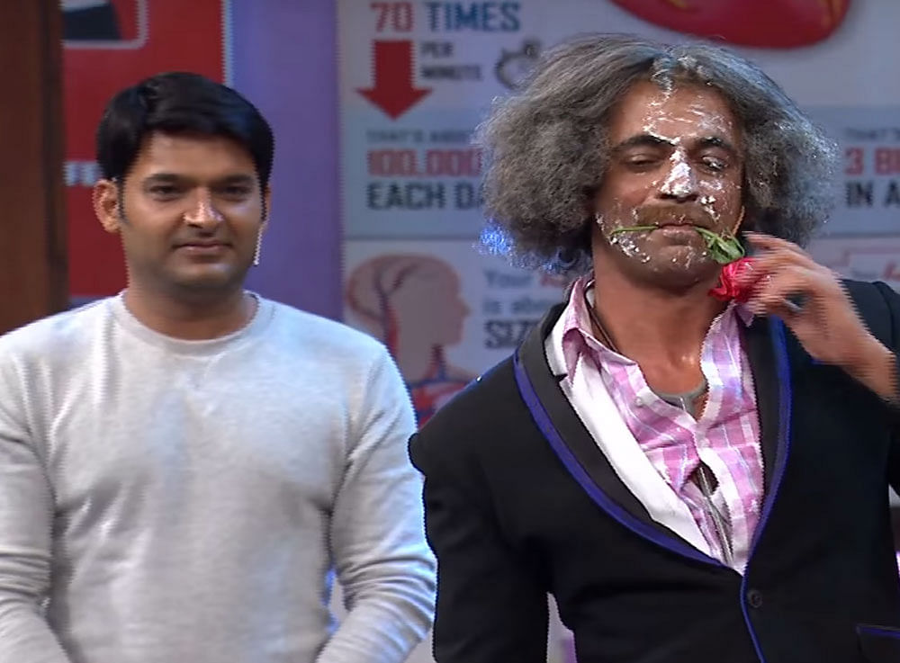 Kapil Sharma and Sunil Grover. (Video grab)