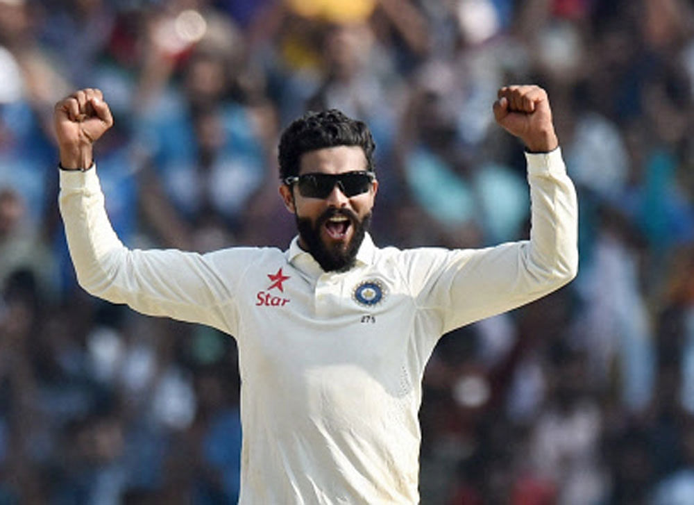 Left-arm spinner Jadeja whizzed past Ashwin after snaring nine wickets in the drawn third Test against Australia, which put the four-match series interestingly poised at 1-1.