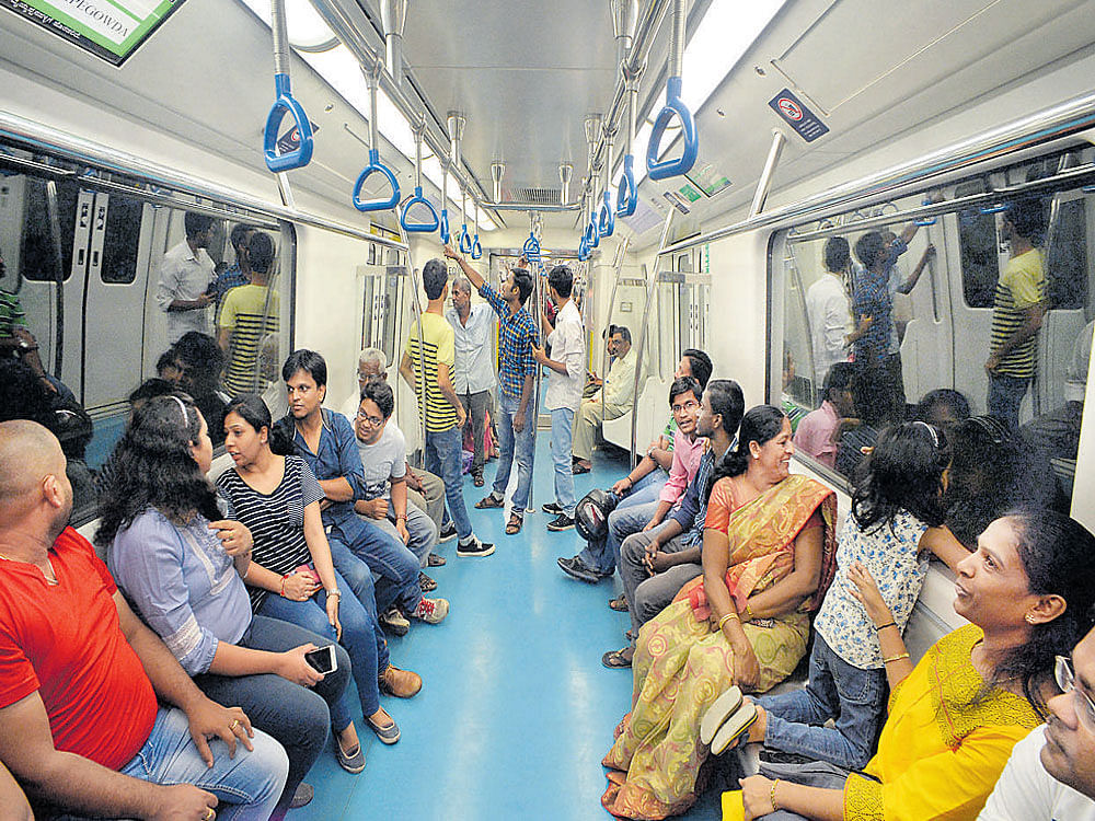 better reach Telecom service providers will now be able to extend their network to the underground section of the Metro. DH PHOTO