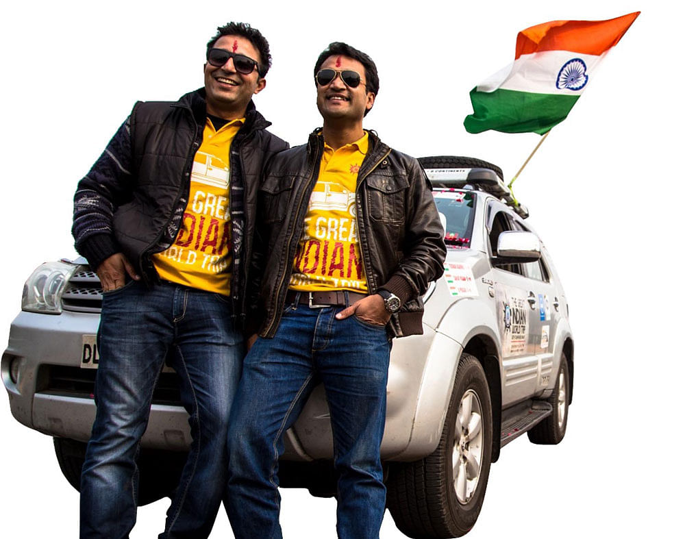 Daring Duo: Sanjay Madan (left) and Tushar Agarwal.