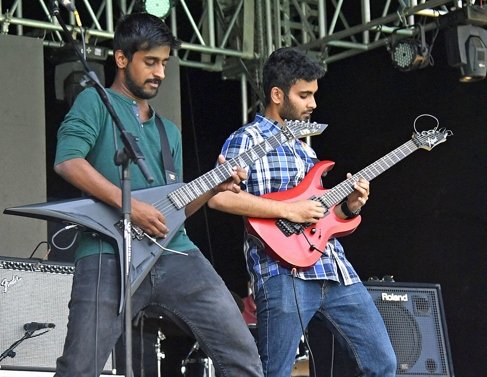 TALENTED: Students performing at the event. DH PHOTOS BY KISHOR KUMAR BOLAR