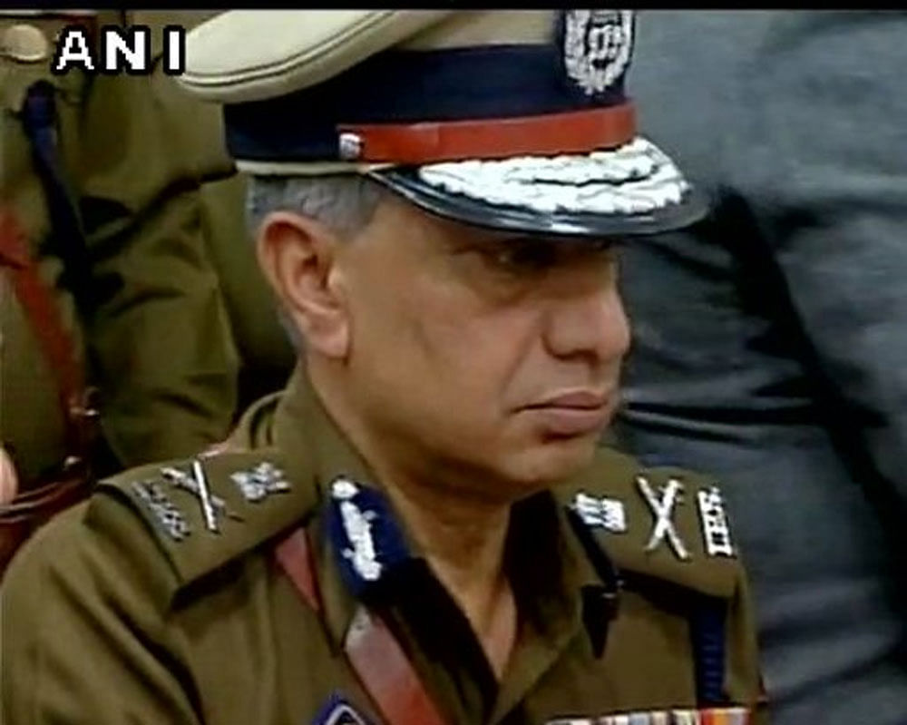 Director General of Police S P Vaid. Image courtesy ANI