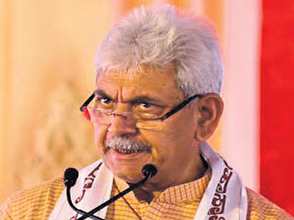 Telecom Minister Manoj Sinha. File photo