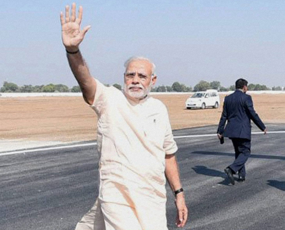 Modi is visiting the region to inaugurate India's longest road tunnel at Chenani in Udhampur district where he will also address a public rally on April 2. PTI File Photo