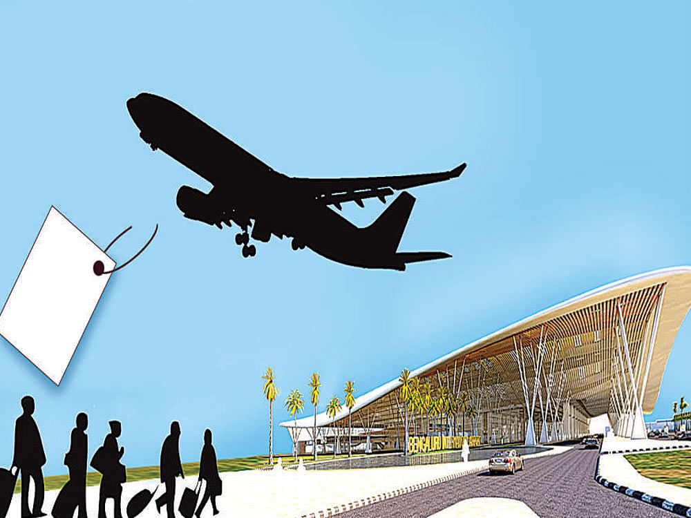 Stamping of passengers' hand baggage at seven major airports, including Delhi and Mumbai, will be done away with from tomorrow. The other airports are: Bengaluru, Hyderabad, Kolkata, Cochin and Ahmedabad. DH Illustration