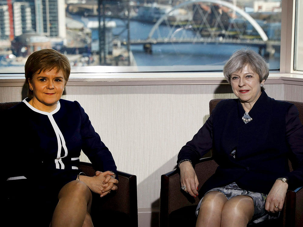 First Minister Nicola Sturgeon wrote a letter to May telling her that Scotland did not want to leave Europe's single market. AP/PTI Photo