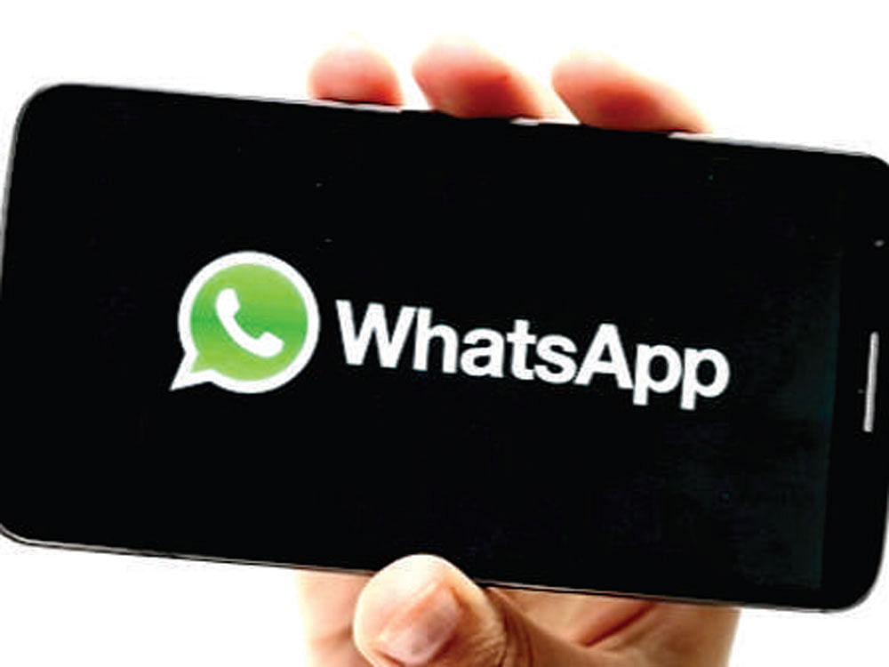 The petitioners raised the apprehension that the right to privacy of WhatsApp users on mobile phones was being compromised by the messaging application due to its sharing of information with Facebook. File photo