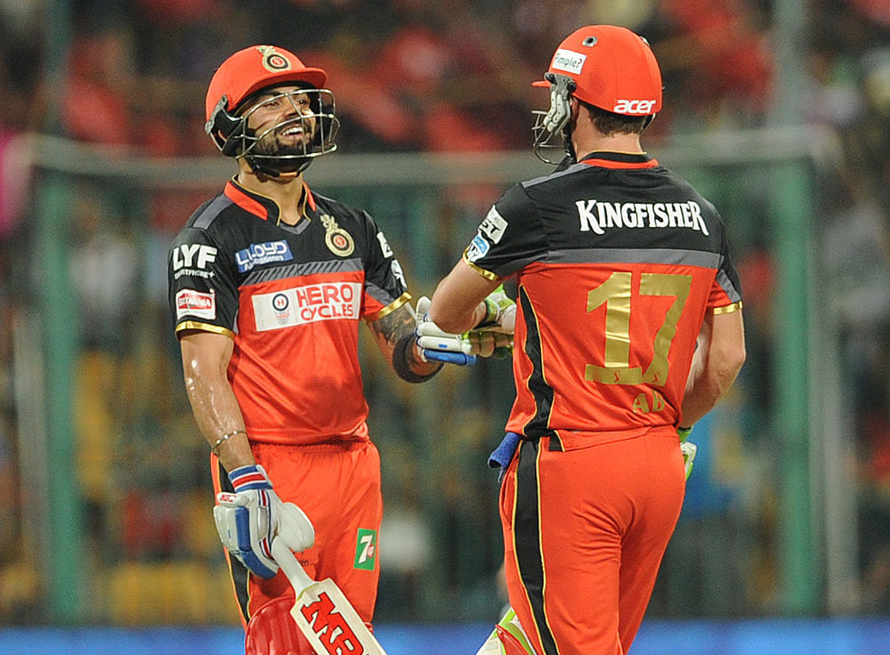 Virat Kohli and AB de Villiers are as different as Delhi is from Pretoria, their respective places of birth.  DH file photo