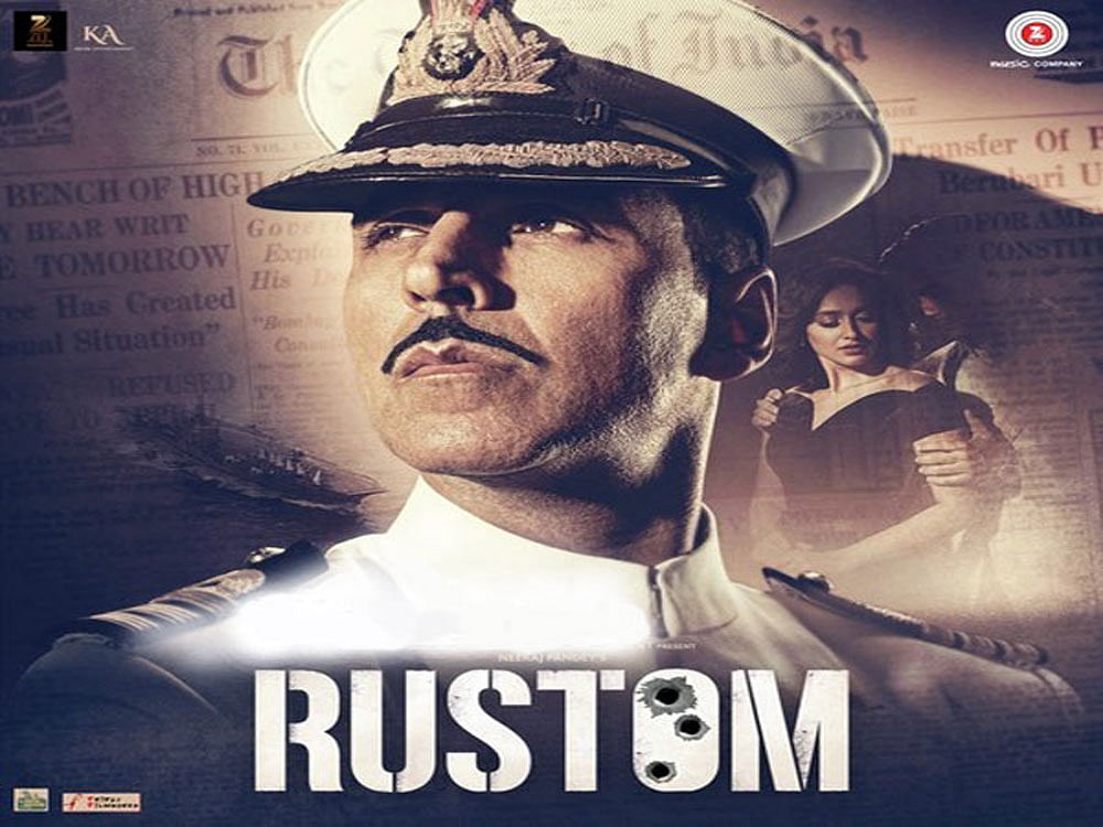 Bollywood star Akshay Kumar won his first National Film Award for his role in court room drama Rustom, inspired by the 1959 Nanavati case. Movie poster