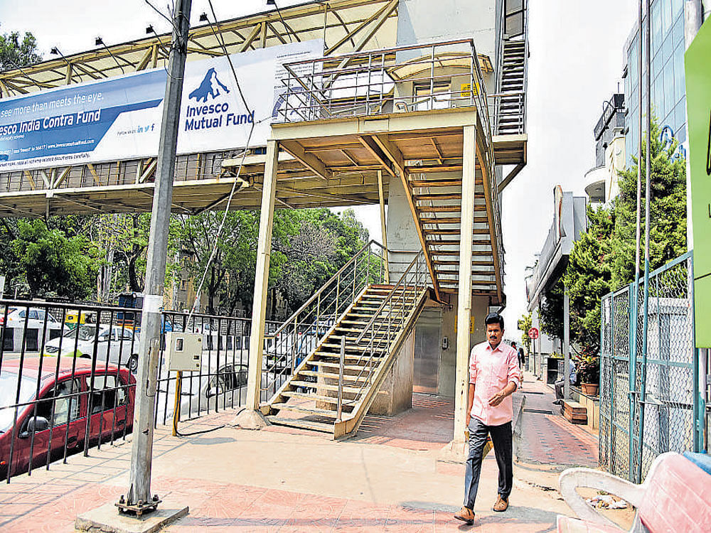 Most Bengalureans feel that infrastructures such as skywalks are not of much help to them. Skywalks have become symbols of public wrath. Many feel they are a bane than a boon for pedestrians. DH