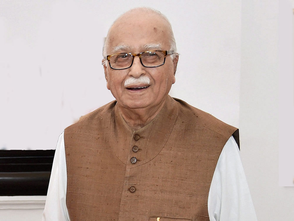 BJP patriarch L K Advani. File photo