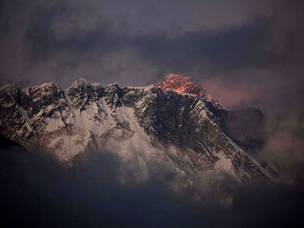 Two teams from the Survey of India would calculate the heights of Mount Everest using two different methods, which would then be collated to arrive at the actual heights. pti file photo