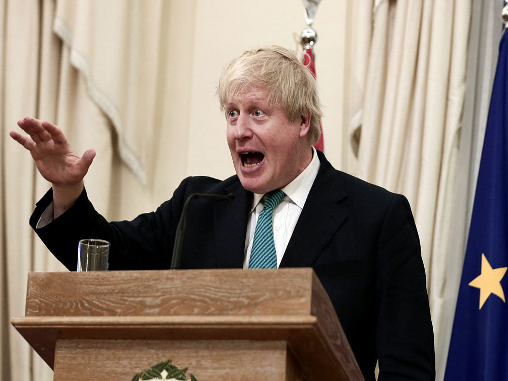 Britain's Foreign Secretary Boris Johnson set the tone for the meeting, describing Syrian President Bashar al-Assad as 'toxic' and saying it was 'time for (Russian President) Vladimir Putin to face the truth about the tyrant he is propping up'. Reuters