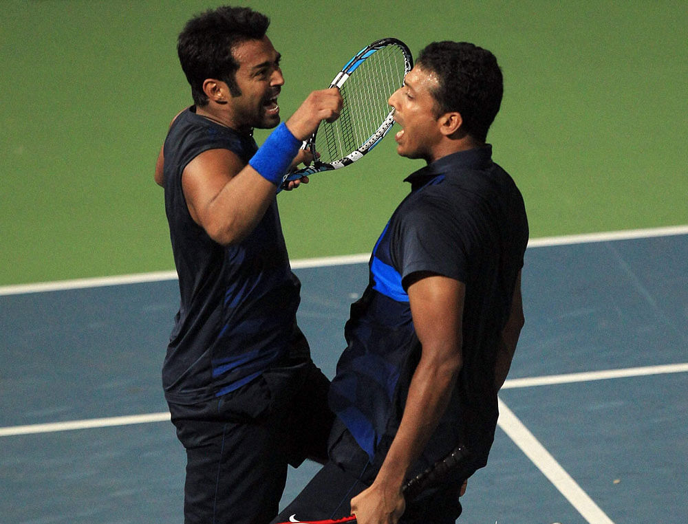 Paes feels Bhupathi was being disrespectful to him by not categorically telling him that he would not be in the playing squad for the tie against Uzbekistan, while Bhupathi asserted that he had never promised a certain spot to Paes. DH File photo