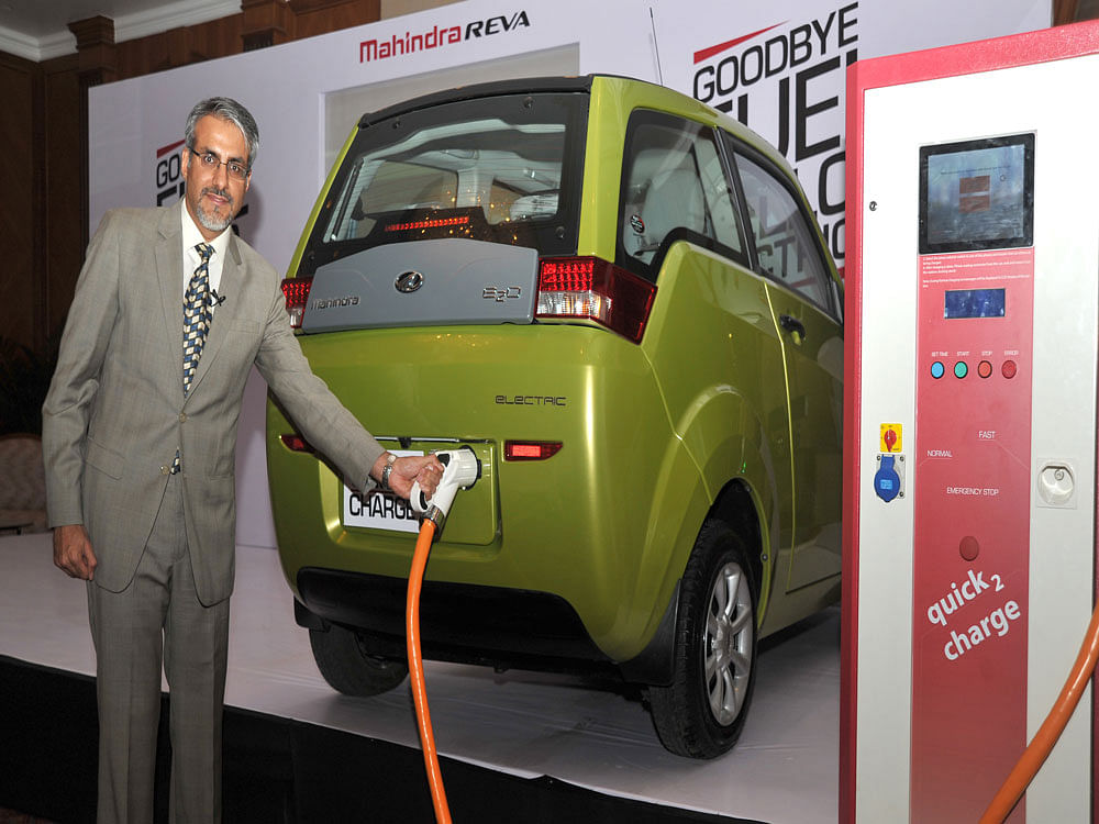 Maini aims to address the challenges faced by electric vehicle companies like high cost, long charging time and lack of infrastructure. DH file photo
