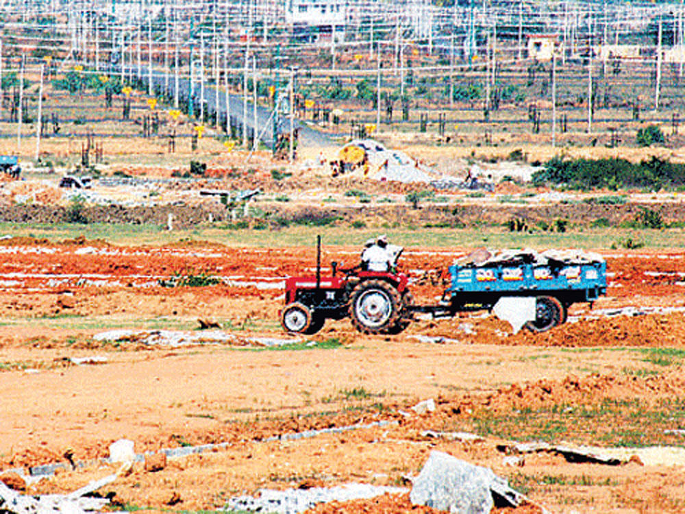 The development has shocked the Bangalore Development Authority (BDA), which has formed the housing colony off Magadi Road in western Bengaluru.  DH file photo