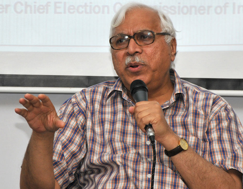 Former Election Commission chief S Y Quraishi
