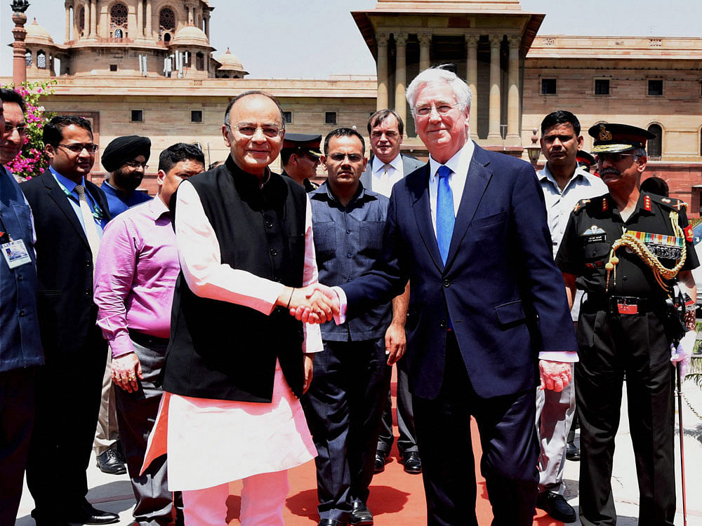 This was decided at the first strategic dialogue between the two nations, chaired by the Defence Minister Arun Jaitley and his UK counterpart, Michael Fallon. PTI