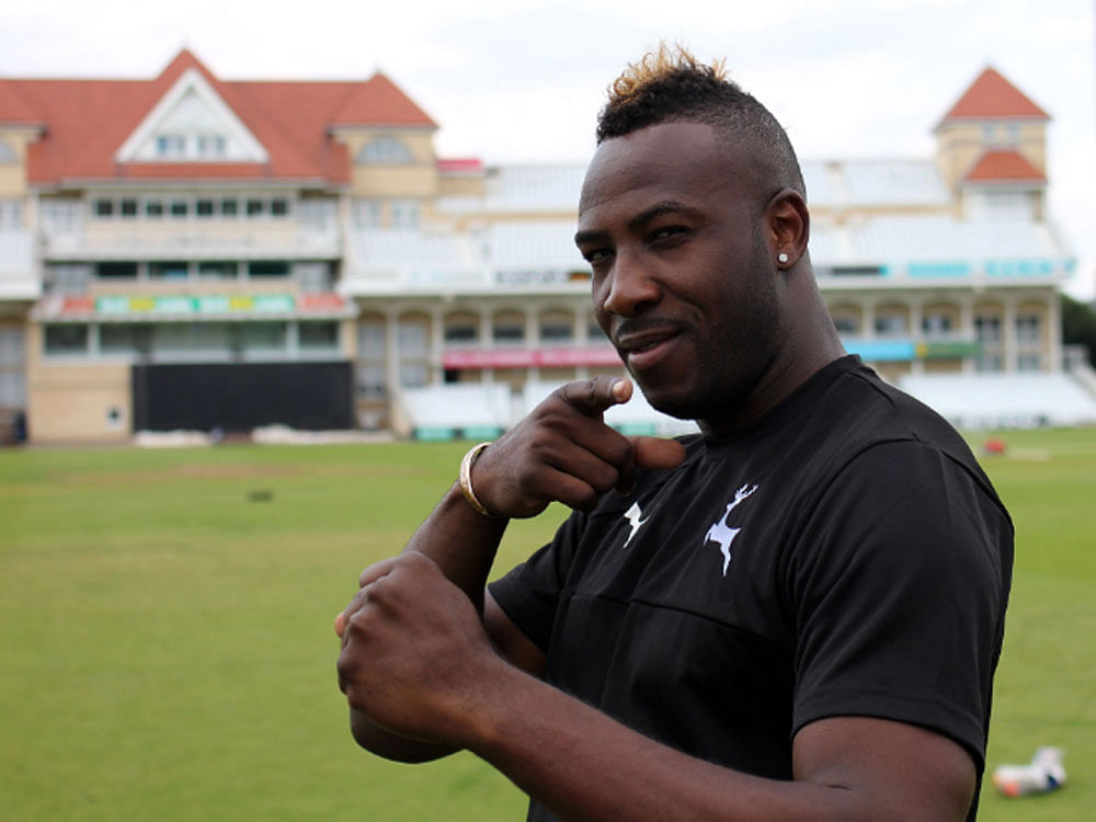Andre Russell is following in the footsteps of fellow cricketer Dwayne Bravo and set to make his debut in music and films. Image source twitter