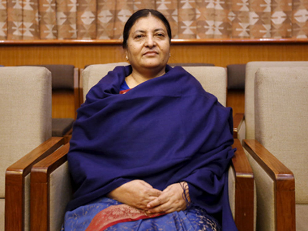 Nepal's first woman President Bidhya Devi Bhandari
