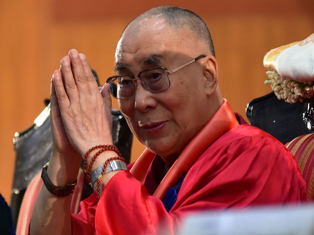 Dalai Lama. Deccan Herald file photo