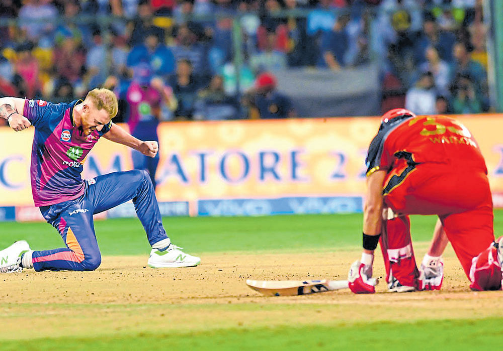 Royal Challengers Bangalore, a side renowned for their batting prowess, have been found wanting this season with another shoddy display against the Rising Pune Supergiant on Sunday. DH&#8200;PHOTO/ KISHOR KUMAR Bolar