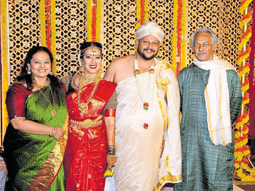 joyous Ananya, Vandana, Apurva and Girish Kasaravalli.