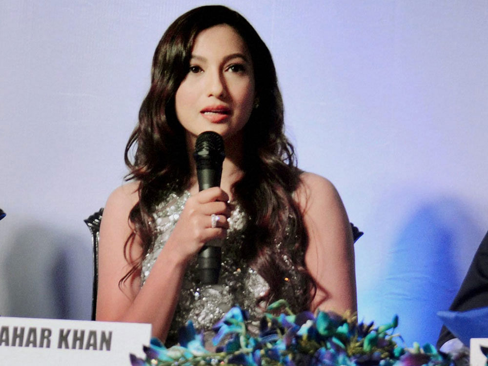 Actress Gauahar Khan, PTI Photo