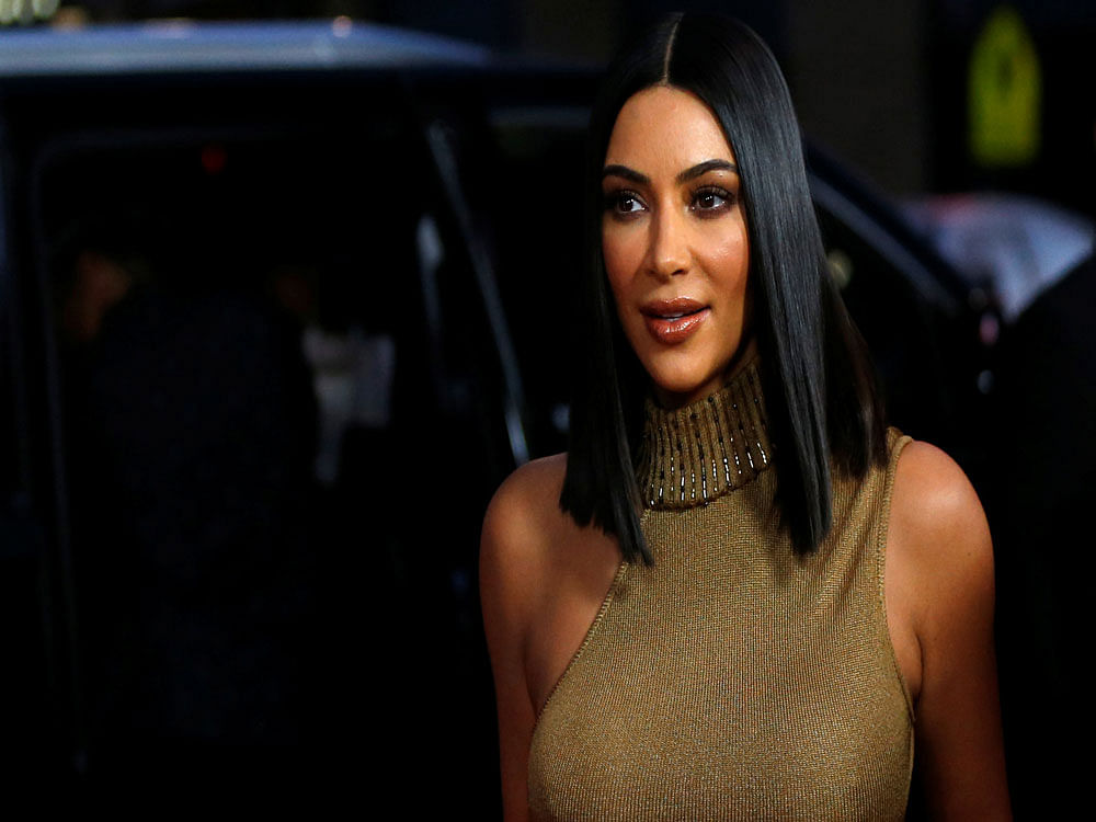 Television personality Kim Kardashian attends the premiere of 'The Promise' in Los Angeles, California, U.S., April 12, 2017. Reuters.