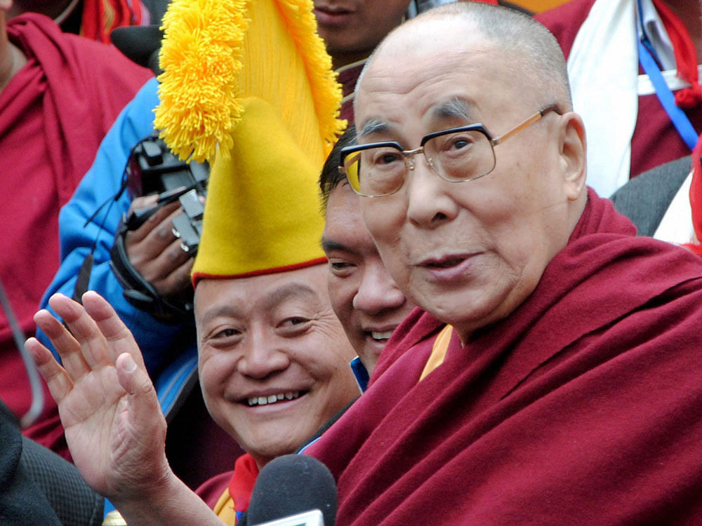 The 14th Dalai Lama has long been a figure of controversy with China, starting from the country's invasion of Tibet in the 1950s. Photo credit: Press Trust of India.