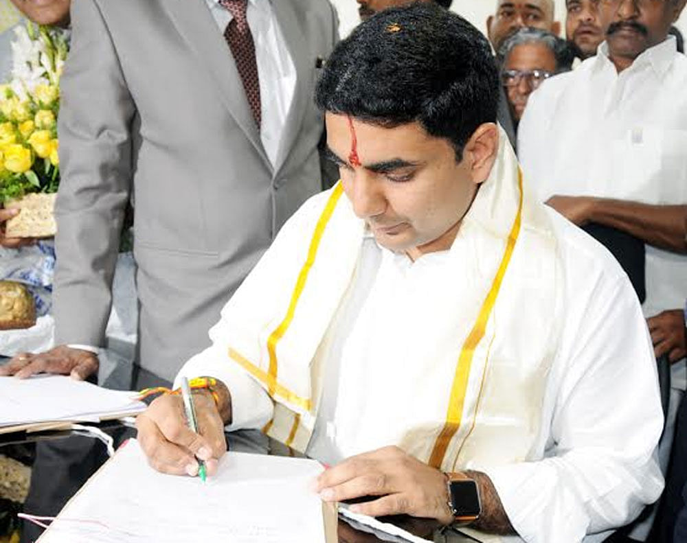 Nara Lokesh, son of Andhra Pradesh CM N. Chandrababu Naidu has called for criminal action against those who use social media to criticize the government.