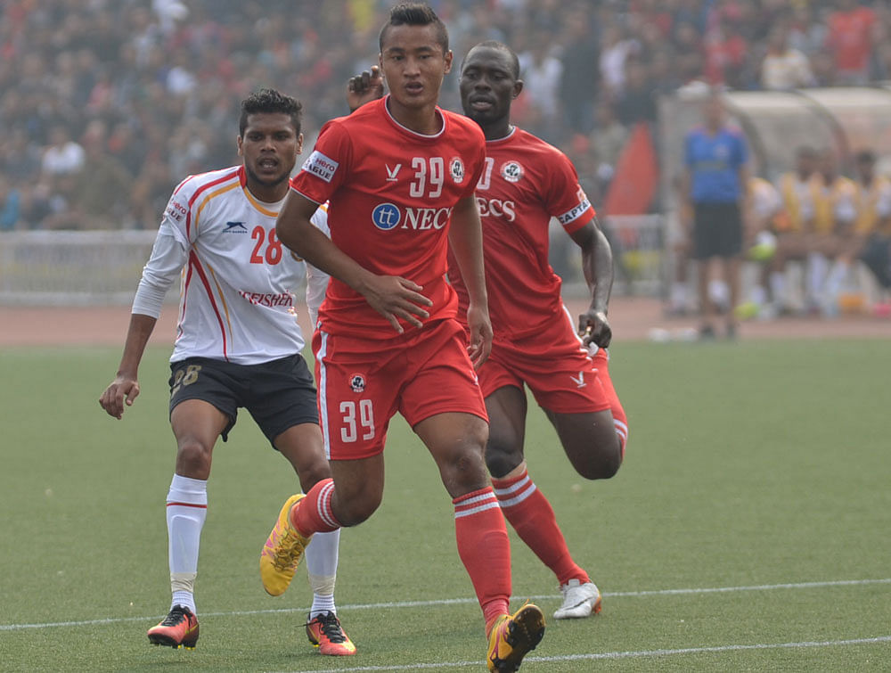 Aizawl FC's Lalruathara has been a key member of the side that has surprised many this season in the I-League. Courtesy: I-League Media