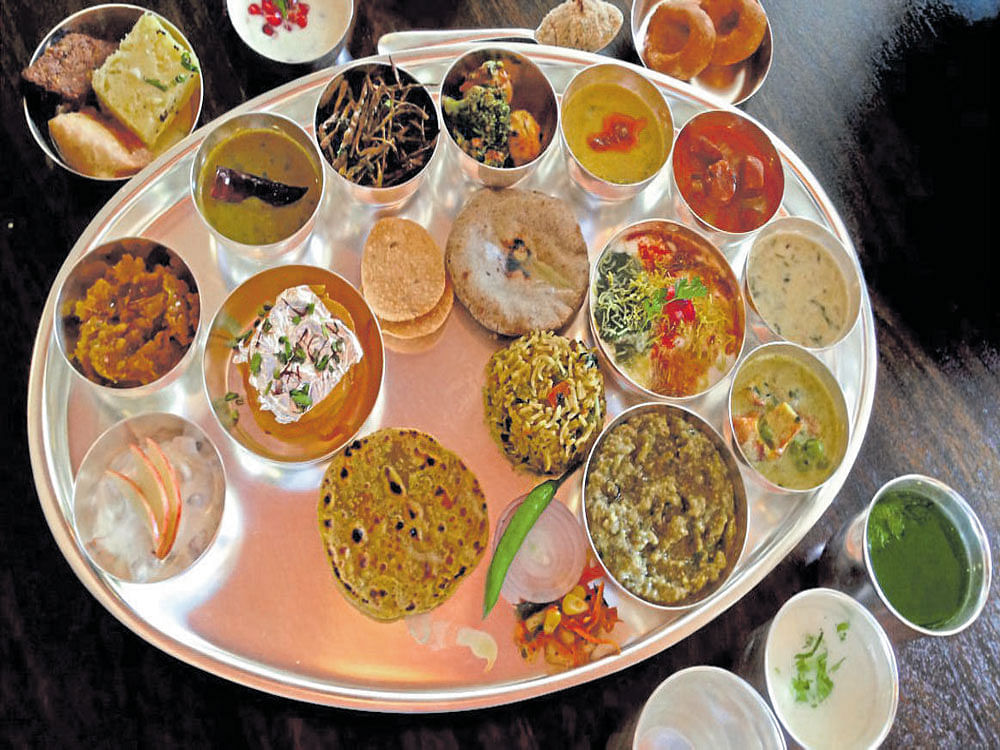 Appetising The 'vegetarian thali'