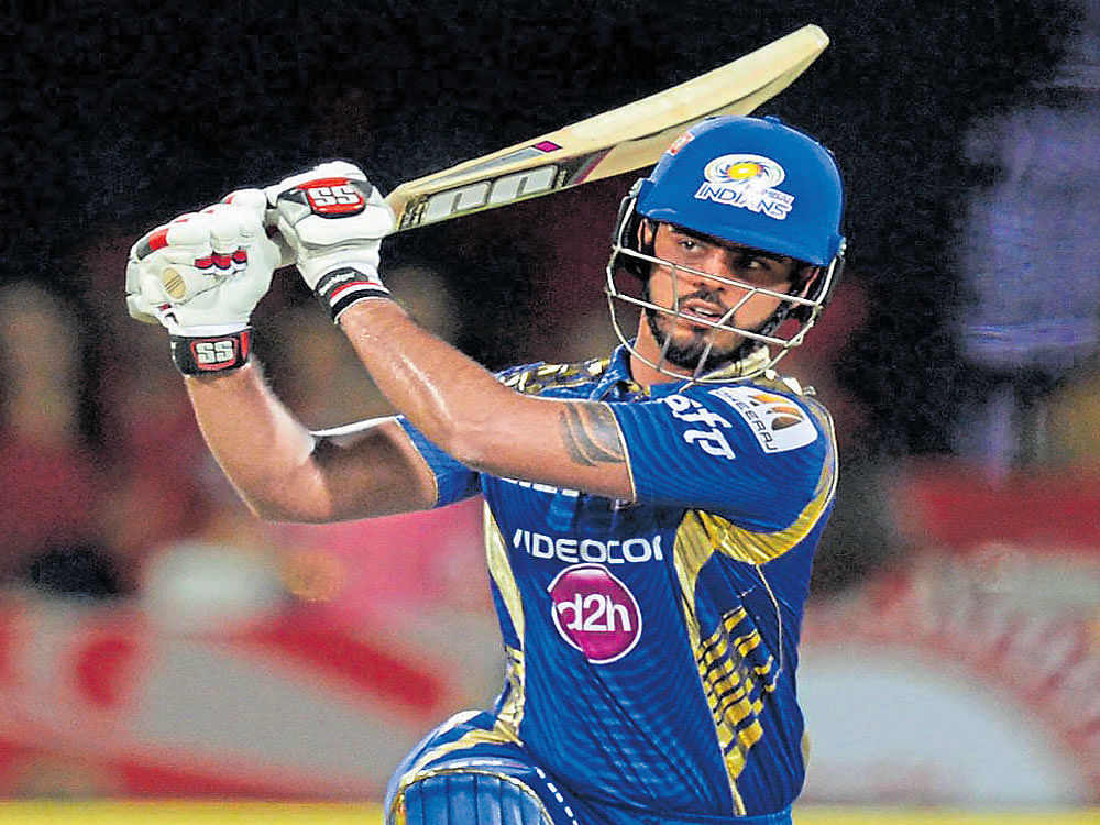 on a roll Nitish Rana has been a revelation for Mumbai Indians this season with consistent shows with the bat. afp