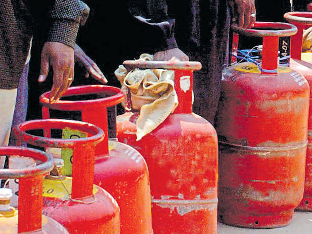 The state government plans to provide free LPG&#8200;connections to five lakh poor&#8200;families in Karnataka. Dh FIle photo