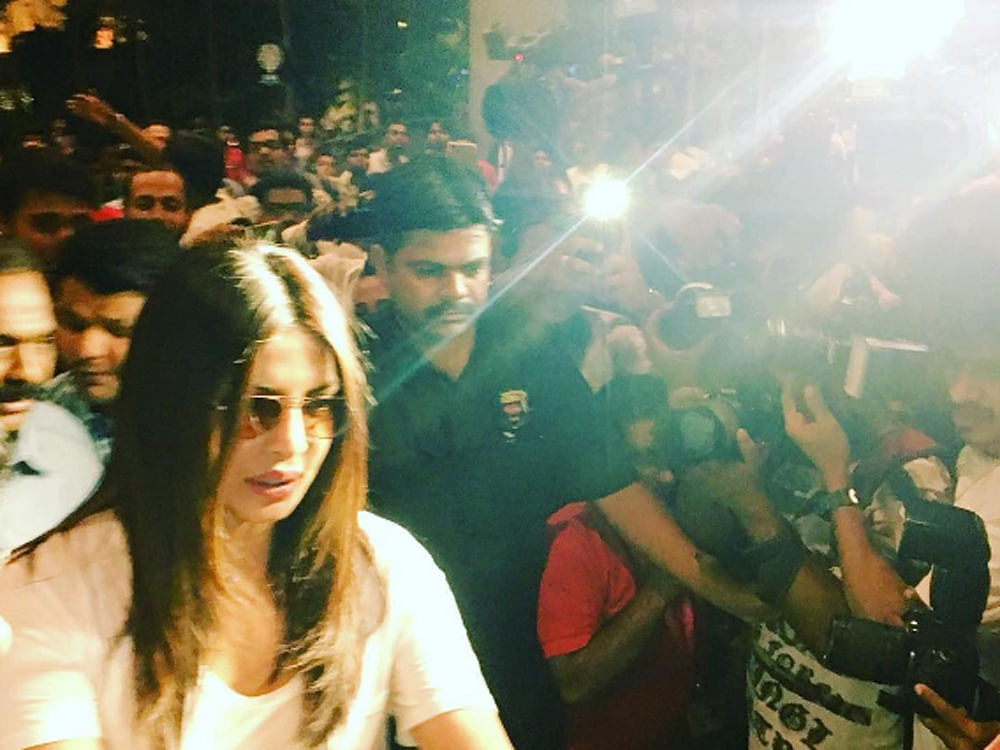 The 34-year-old actress took to Twitter where she expressed her gratitude for people who turned up for her at the airport when touched down in India. Picture Credit: Instagram