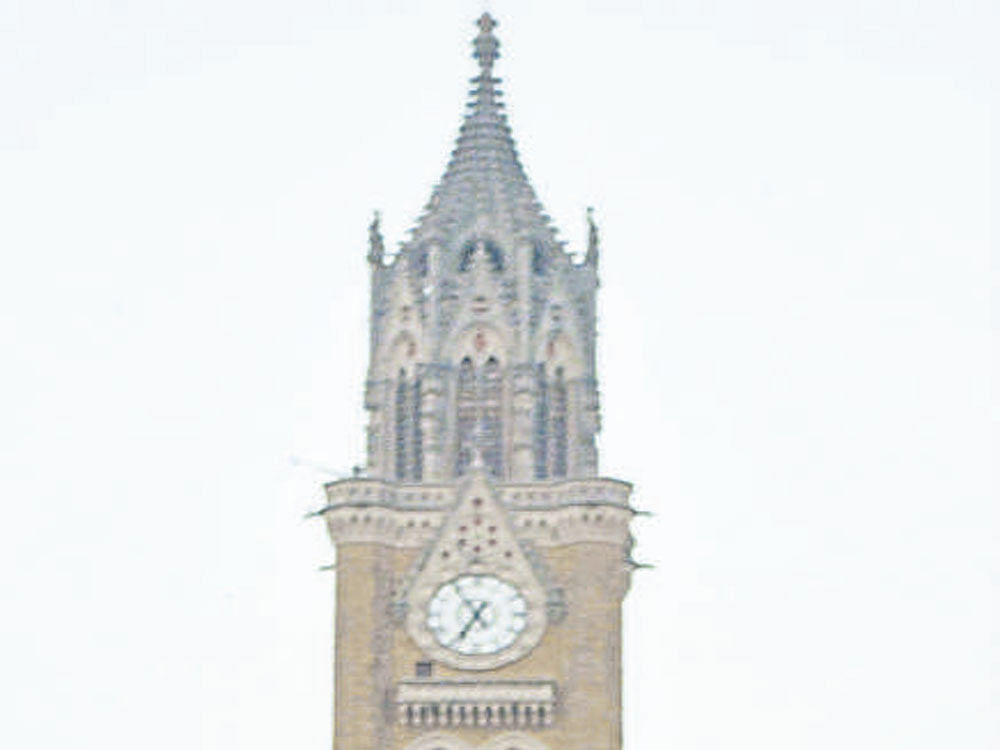 The majestic Rajabai Clock tower in south Mumbai. Mrityunjay Bose