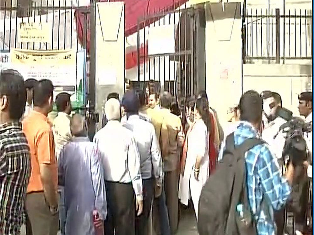 Municipal elections to two wards in Delhi have been postponed due to the death of two candidates, an official said today. The two wards are Maujpur in East Delhi and Sarai Pipal in North Delhi. Both candidates belonged to the Samajwadi Party. Picture courtesy ANI