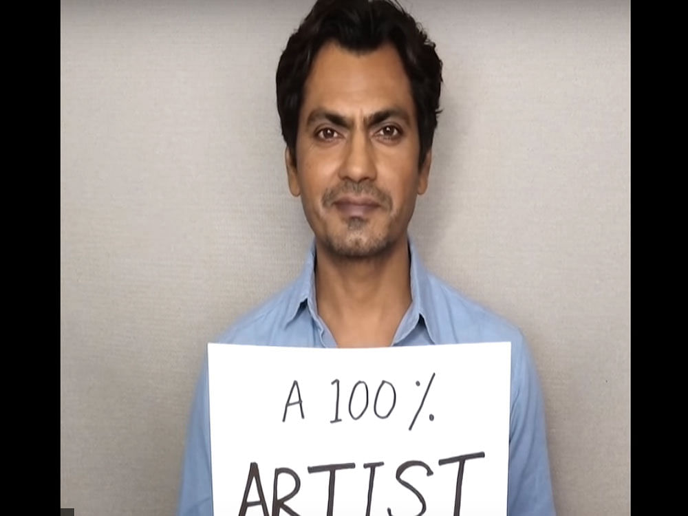 Nawazuddin Siddiqui sought to make a point that a person's religion does not matter.