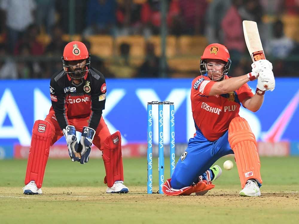 Sensing his opportunity, the big-hitting Australian, who had been shuffled around the batting order impacting his rhythm, hammered a cracking 39-ball 72 (5x4, 6x6) to not only bulldoze the Challengers single-handedly but boost the Lions' and his own confidence. DH photo