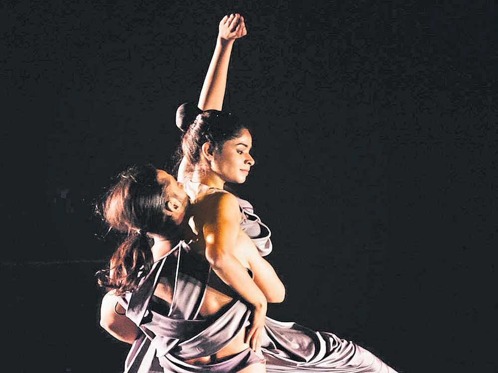 GRACEFUL (Above) Artistes from  Attakkalari Centre for Movement Arts.