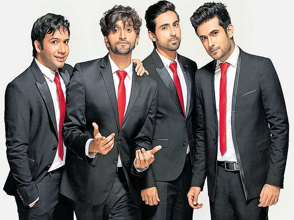 cool (From left) Keshav Dhanraj, Venky S, Samar Puri and Sanam Puri.