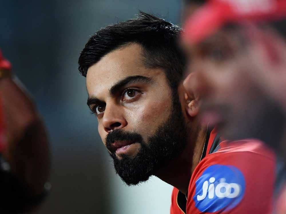 After six defeats, one wash-out and two wins, RCB is placed seventh on five points with the worst net run rate in the 10th edition of the Indian Premier League. AFP Photo