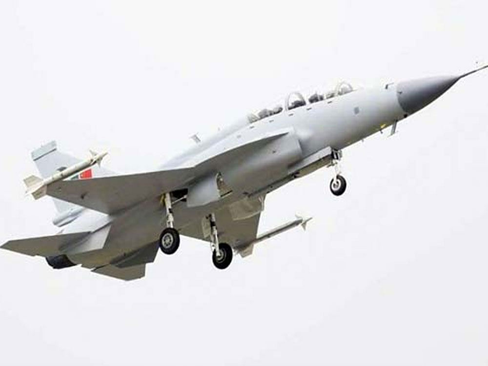 China and Pakistan jointly manufacture JF-17 Thunder - a lightweight and multi-role combat aircraft. Image courtesy- twitter