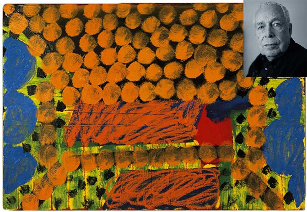 Masterpieces: Howard Hodgkin (inset) and his artworks.