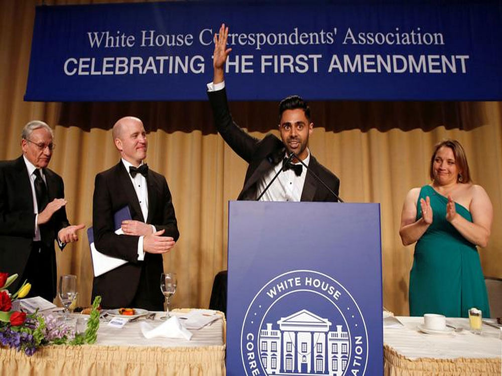 Hasan Minhaj took his chance and delivered a memorable and satarical speech at the White House Correspondents' Dinner, mocking nearly every facet of the Trump Administration. Photo credit: ANI.