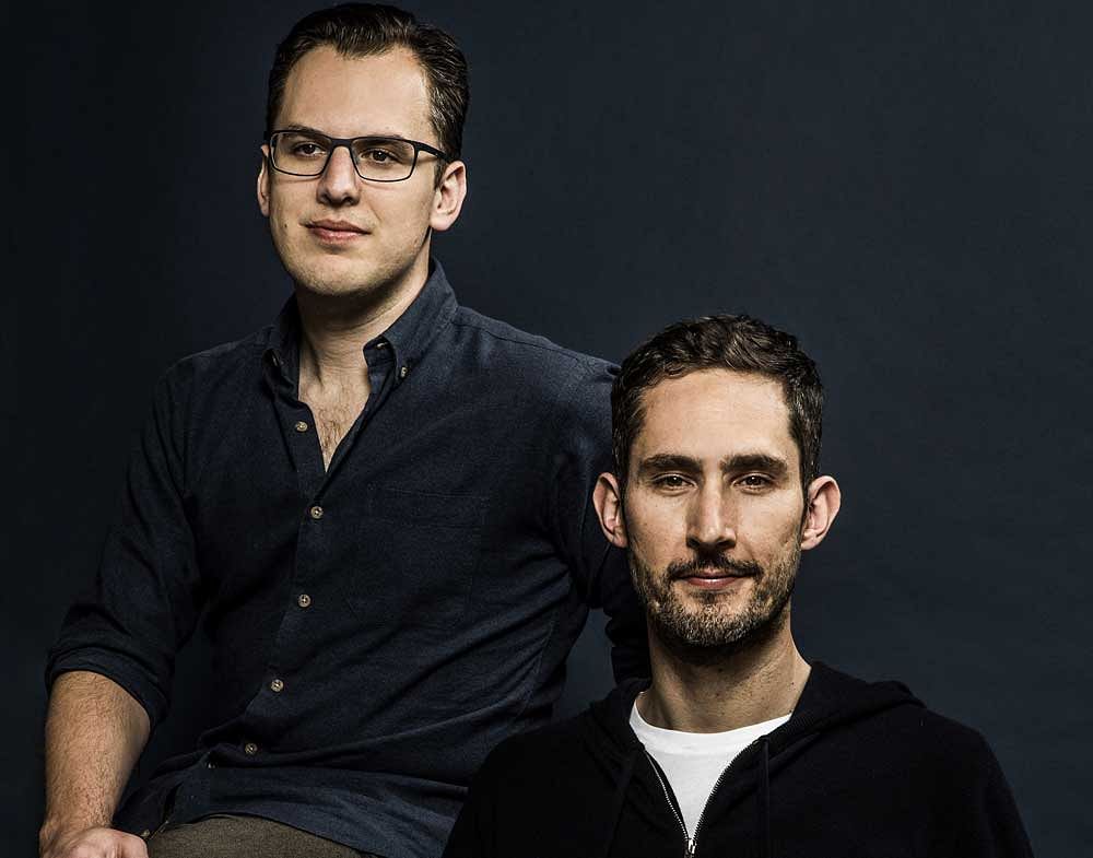 Instagram's founders, Kevin Systrom (right) and Mike Krieger. INYT