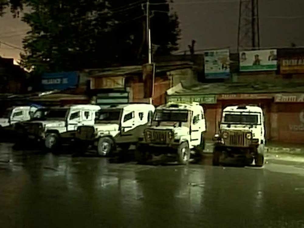 The militants took away the five service rifles of the slain cops. However, there was no cash in the van at the time of the incident, as it had already been deposited at Manzgam branch of the Bank. ANI file photo