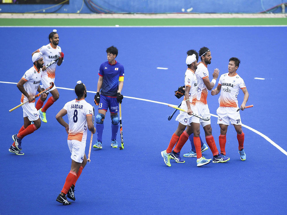 India managed to win against Japan in a very tightly scored game. Photo credit: AP